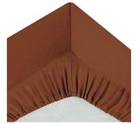 Atmosphera - Drap-Housse Uni Carina en Coton 160 x 200 cm, 2 Personnes, Bonnet 30 cm - pour Linge de Lit