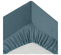 Drap Housse Intérieur 90x190cm Bleu Orage