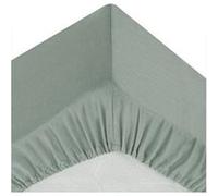 Atmosphera – Drap-housse Carina en coton – Vert céladon – Bonnet H30cm – 90x190 cm