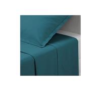 Atmosphera Créateur d'intérieur - Drap Plat Intérieur 180x290cm Bleu Canard