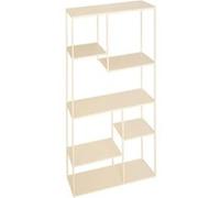 Etagère Bibliothèque 6 Niveaux Gota 180cm Beige