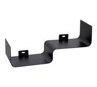 Atmosphera Créateur d'intérieur - Étagère Murale 2 Niveaux en Métal "Emilio" 31cm Noir Noir