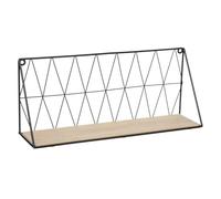 Atmosphera Créateur d'intérieur - Etagère Murale Design "Wire" 48cm Noir