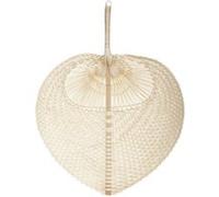 Atmosphera – Éventail Folk Bambou 30 x 39 cm Naturel
