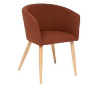 Atmosphera - Fauteuil à dîner Marlo hêtre Ambre