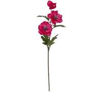 Créateur d'intérieur - Fleur Artificielle "3 Anémones" 69cm Rose Fuchsia