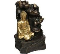 Atmosphera - Fontaine Kalyani - résine - doré - H39-5 cm