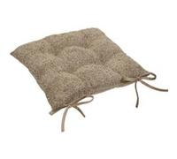 Galette de chaise Soana bouclette beige lin 38x38cm - Atmosphera Créateur d'intérieur