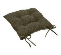 Atmosphera – Galette de chaise Soana bouclette 38x38 cm vert kaki