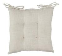 Atmosphera – Galette de chaise Clem 38x38 cm Beige lin