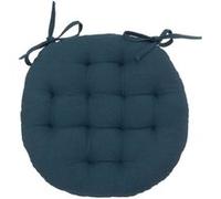 Galette de Chaise Ronde Leana 38cm Bleu Égéen