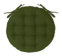 Atmosphera – Galette de chaise Leana ronde D38 cm vert kaki