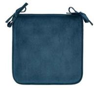 Atmosphera - Galette de Chaise Lilou Bleu egéen 38x38cm