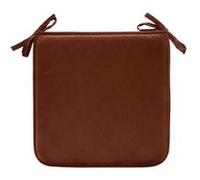 Atmosphera - Galette de Chaise Lilou Marron Tonka 38x38cm