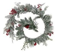 Guirlande de Noël Enneigée Baies 180cm Multicolore