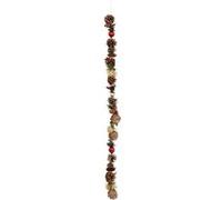 Atmosphera Guirlande Noël pomme de pin rouge - 100x6x6 cm