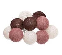 Atmosphera – Guirlande LED à piles Dune 10 boules 165 cm Multicolore D6
