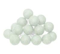 Atmosphera – Guirlande LED à pile – 16 boules – 255 cm – vert céladon