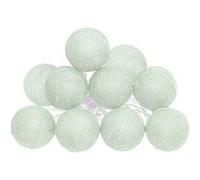 Guirlande Lumineuse Led 10 Boules 165cm Vert Céladon