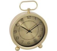 Atmosphera – Horloge à poser Irina – métal doré – H19 cm