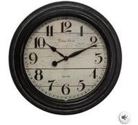 Atmosphera Horloge Elyssa avec moulures en plastique - Diamètre 29 cm