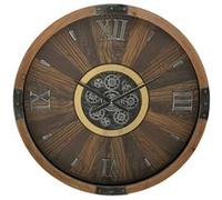 Atmosphera Créateur d'intérieur - Horloge Murale Mécanisme "Keane" 63cm Marron Marron