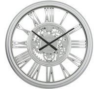Atmosphera Créateur d'intérieur - Horloge Murale Mécanisme "Ricky" 40cm Argent Gris G