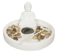 Jardin Zen Déco Wasila 18cm Blanc