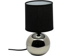 Lampe à Poser Céramique Boule 25cm Argent