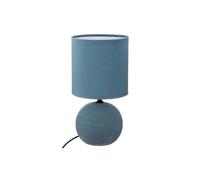 Atmosphera Créateur d'intérieur - Lampe à Poser Céramique Boule 25cm Bleu