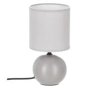 Atmosphera Créateur d'intérieur - Lampe à Poser Céramique Boule 25cm Gris Mat