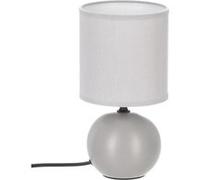 Atmosphera – Lampe à poser Timeo – Céramique H25 cm – Gris mat