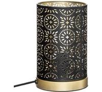Atmosphera - Lampe Gypsy noire - métal ajouré H21.5 cm