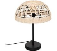 Atmosphera Lampe à poser en rotin Rory - Beige