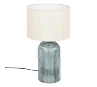 Atmosphera Créateur d'intérieur - Lampe à Poser en Verre Mati 42cm Bleu