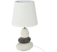 Atmosphera Créateur d'intérieur - Lampe À Poser "Galets" 33cm Ivoire Beige G