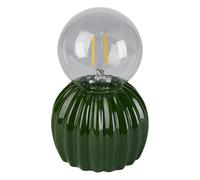 Atmosphera Créateur d'intérieur - Lampe à Poser LED en Céramique Cactos 15cm Vert