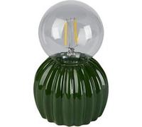 Lampe à poser led ""Cactos"" vert H15,2cm - Atmosphera Créateur d'intérieur