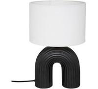 Atmosphera - Lampe à poser - Eidel - métal et céramique - noir - H40-5 cm