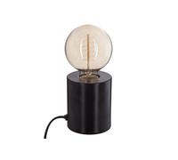 Atmosphera - Lampe à Poser Saba D 9 x H 10,5 cm, Métal, Style Contemporain, Douille E27 - Pour Chevet, Bureau, Salon