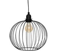 Atmosphera Créateur d'intérieur - Lampe Suspension en Métal "Victa" 28cm Noir Noir G
