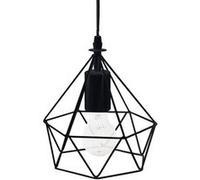 Atmosphera - Suspension filaire Ida noire - métal D19 cm