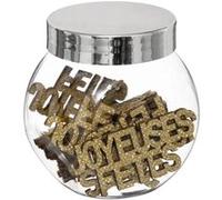 Lot de 12 Mots Joyeuses Fêtes - Or
