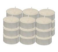 Lot de 18 Bougies Chauffe-Plat Hugo 3,7cm Ivoire