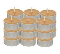 Lot de 18 Bougies Chauffe-Plat Hugo 3,7cm Moutarde