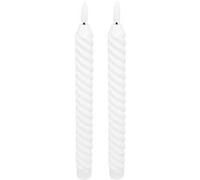 Atmosphera Créateur d'intérieur - Lot de 2 Bougies Bâton à LED "Aloe" 115g Blanc Blanc G