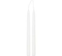 Lot de 2 Bougies Bâton Hugo 30cm Blanc
