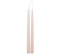 Lot de 2 Bougies Bâton Hugo 30cm Rose
