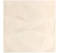 Lot de 2 Stickers Géométriques Oren 50x50cm Blanc