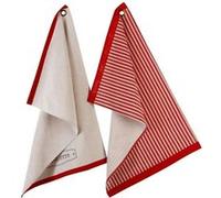 Atmosphera Créateur d'intérieur - Lot de 2 Torchons de Cuisine "Poulette" 70cm Multicolore Multicolore G